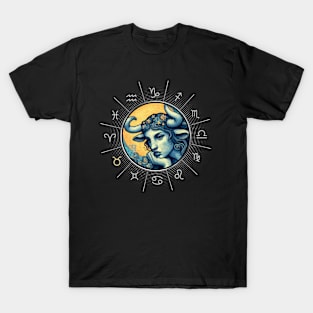 ZODIAC Taurus - Astrological TAURUS - TAURUS - ZODIAC sign - Van Gogh style - 8 T-Shirt